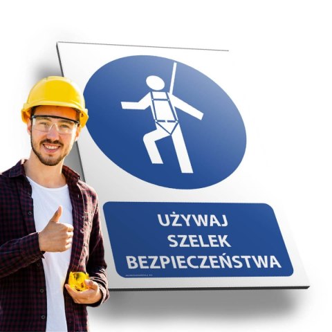 Tablica Pvc X Cm U Ywaj Szelek Bezpiecze Stwa